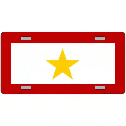 Gold Star Mother One Star Flag Metal Sign