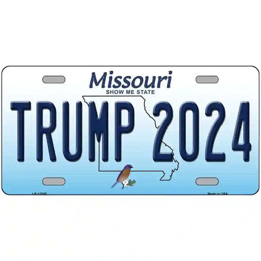 Trump 2024 Missouri Metal Sign