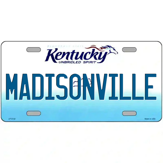 Madisonville Kentucky Metal Sign