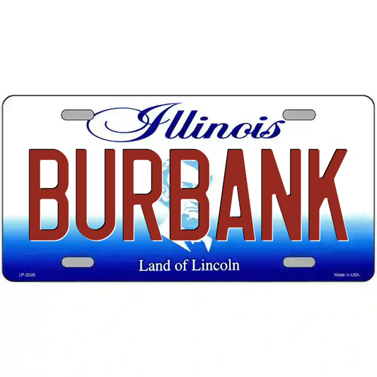 Burbank Illinois Metal Sign
