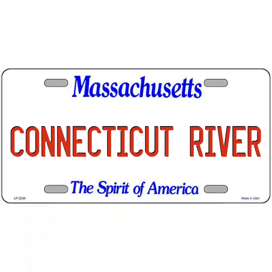 Connecticut River Massachusetts Metal Sign