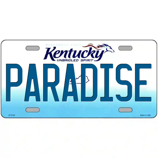 Paradise Kentucky Metal Sign