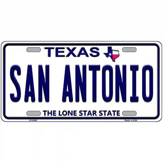 San Antonio Texas Metal Sign