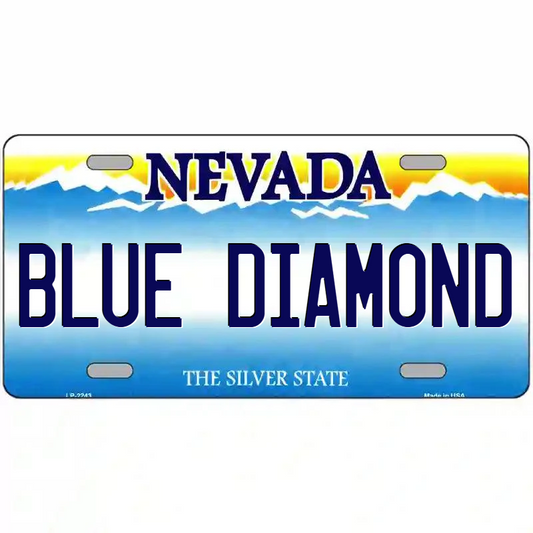 Blue Diamond Nevada Metal Sign