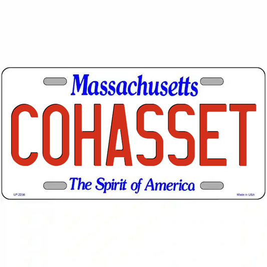 Cohasset Massachusetts Metal Sign