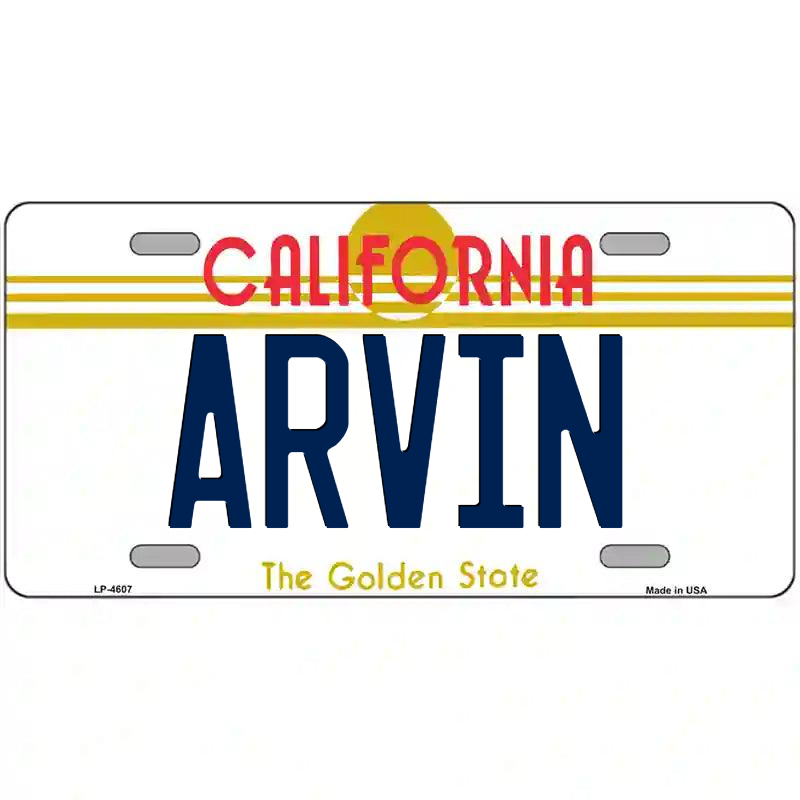 Arvin California Metal Sign