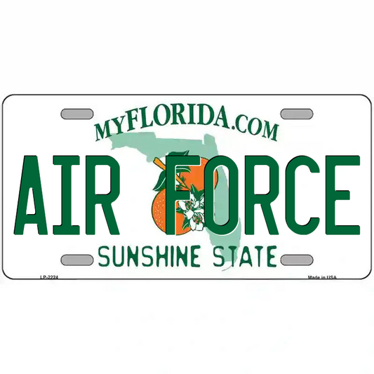 Air Force Florida Metal Sign