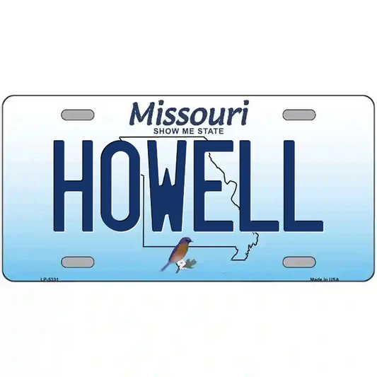Howell Missouri Metal Sign