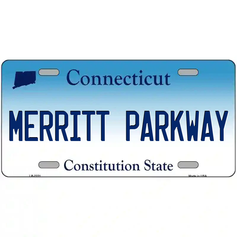 Merritt Parkway Connecticut Metal Sign