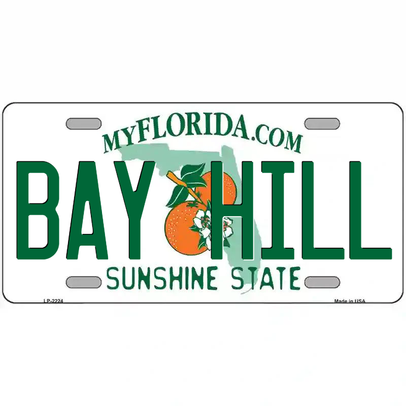 Bay Hill Florida Metal Sign