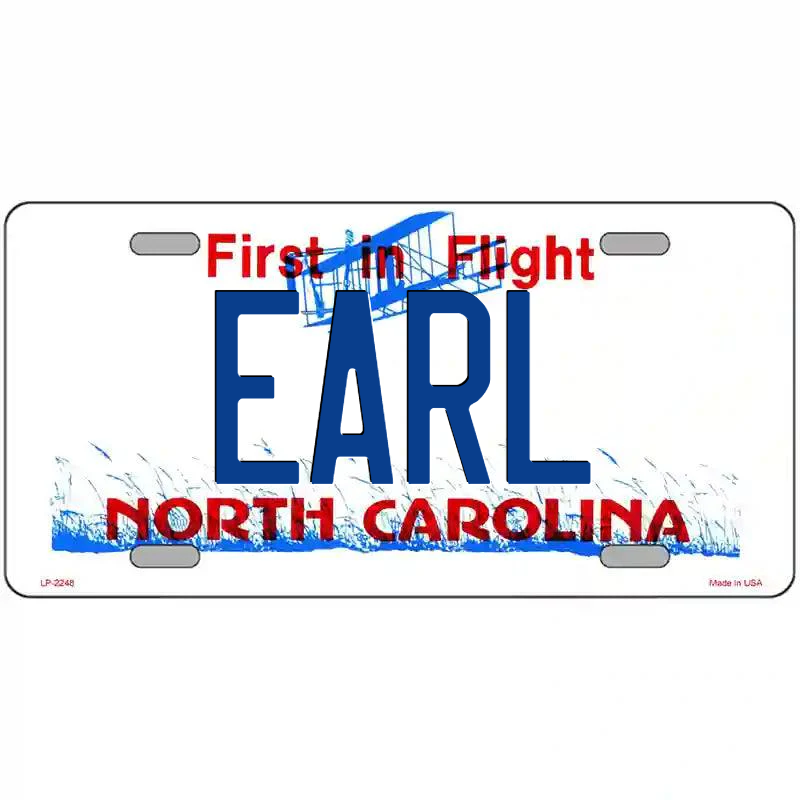 Earl North Carolina Metal Sign