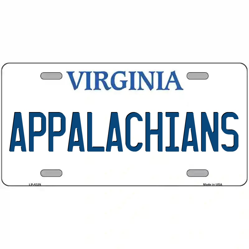 Appalachians Virginia Metal Sign