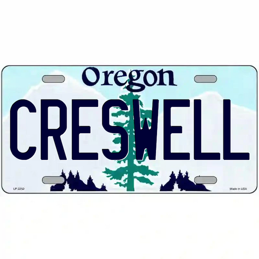 Creswell Oregon Metal Sign