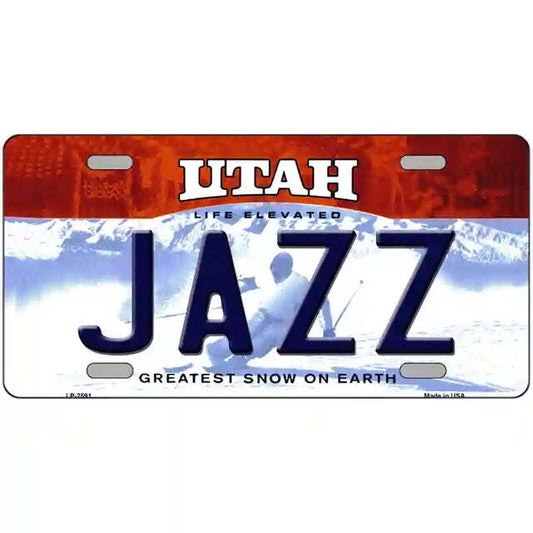 Jazz Utah Metal Sign