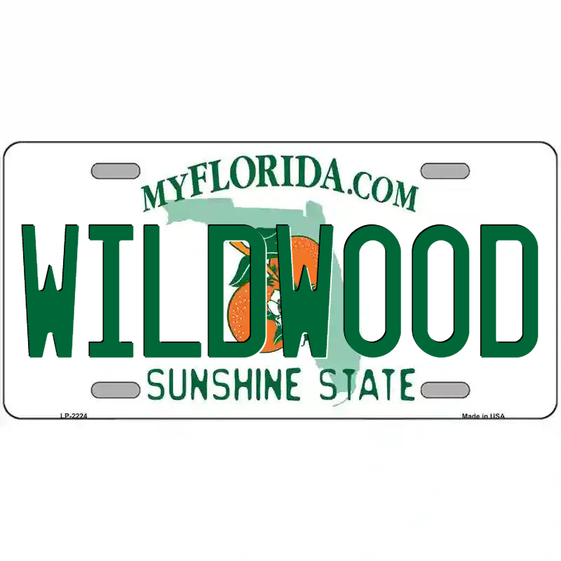 Wildwood Florida Metal Sign