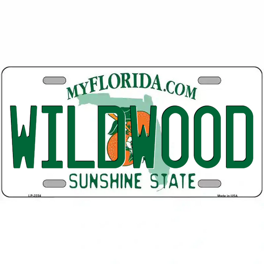 Wildwood Florida Metal Sign