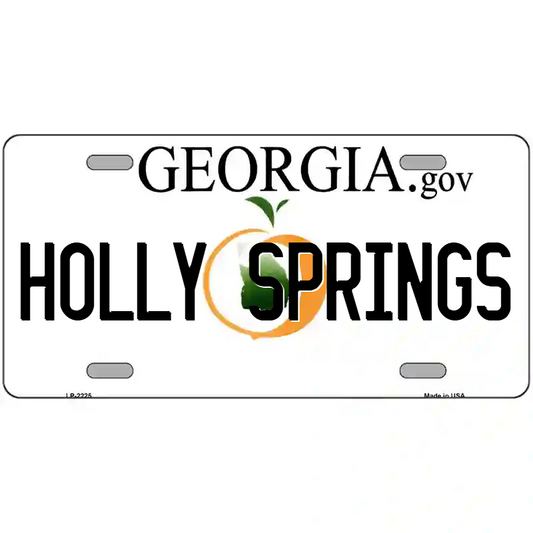 Holly Springs Georgia Metal Sign