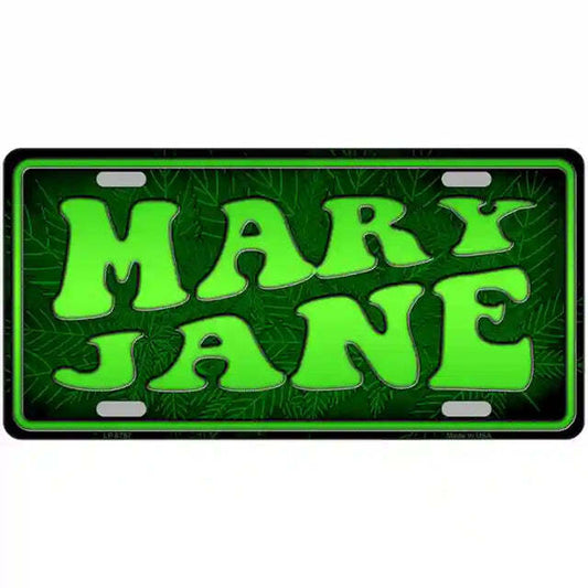 Mary Jane Metal Sign