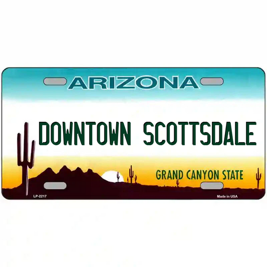 Downtown Scottsdale Arizona Metal Sign