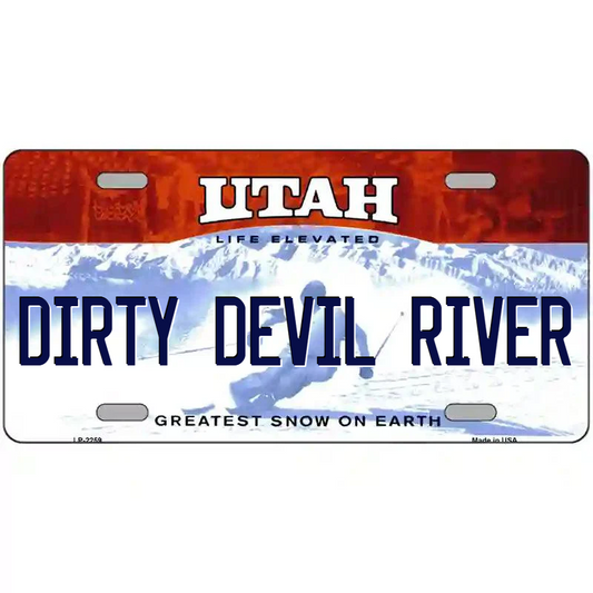 Dirty Devil River Utah Metal Sign