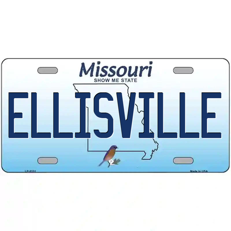 Ellisville Missouri Metal Sign