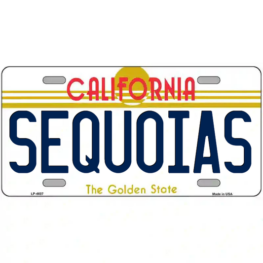 Sequoias California Metal Sign
