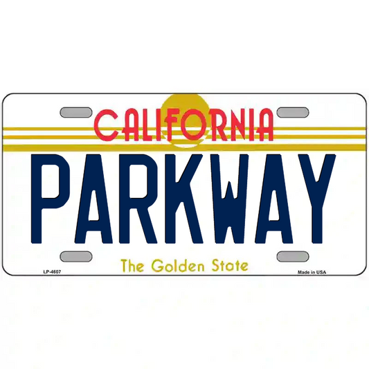 Parkway California Metal Sign