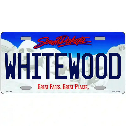 Whitewood South Dakota Metal Sign
