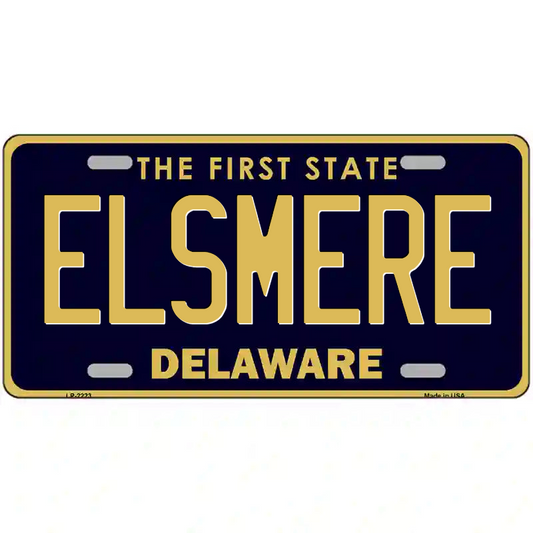 Elsmere Delaware Metal Sign