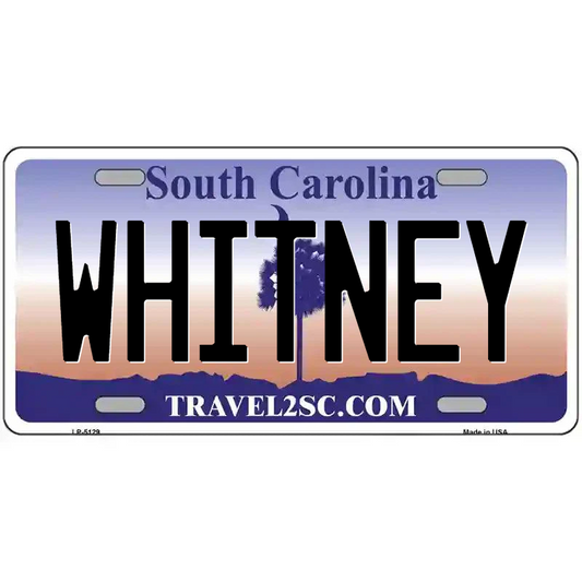 Whitney South Carolina Metal Sign
