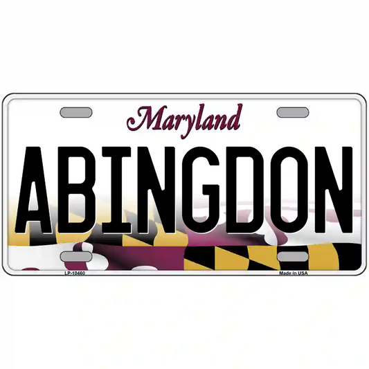 Abingdon Maryland Metal Sign