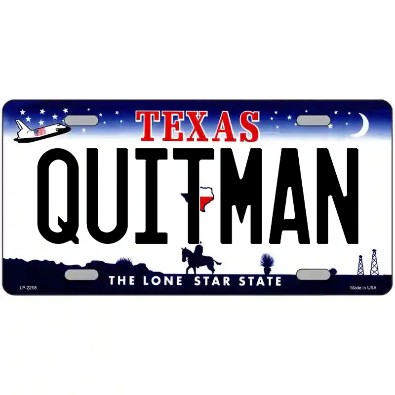 Quitman Texas Metal Sign