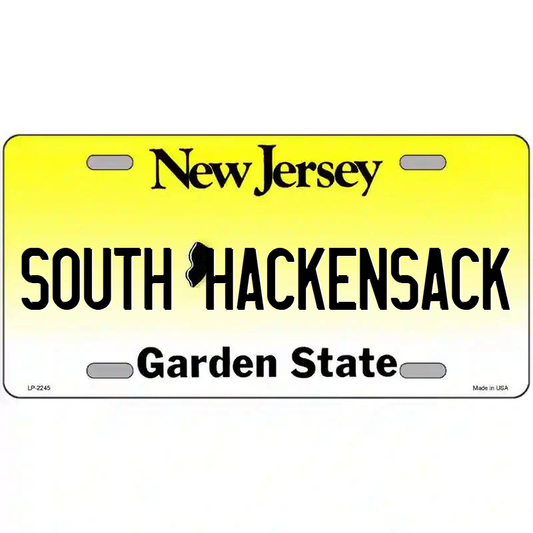 South Hackensack New Jersey Metal Sign