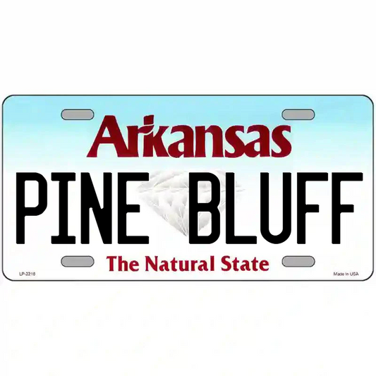 Pine Bluff Arkansas Metal Sign