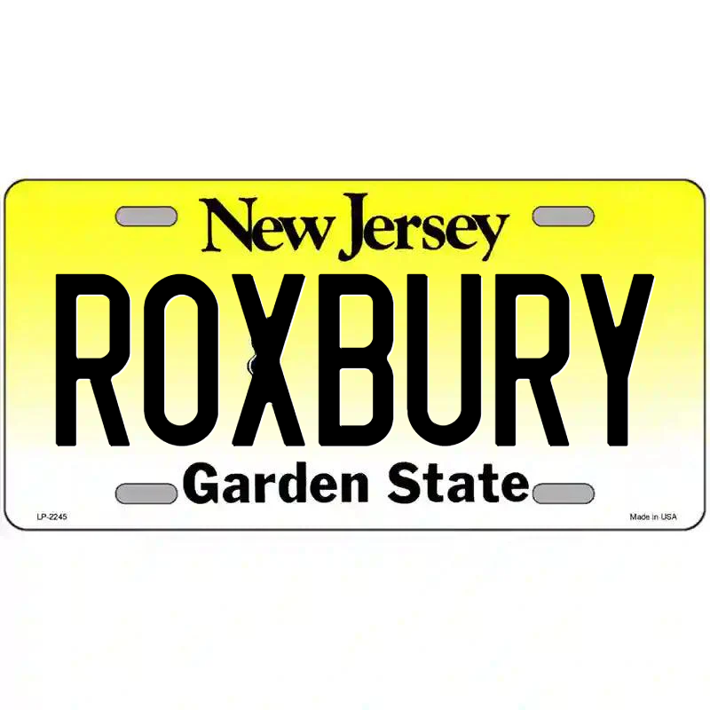 Roxbury New Jersey Metal Sign