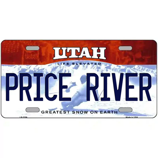 Price River Utah metal Sign