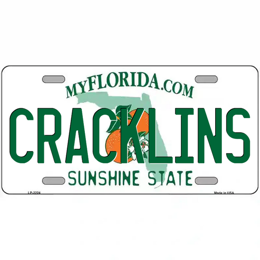 Cracklins Florida Metal Sign