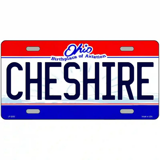 Cheshire Ohio Metal Sign