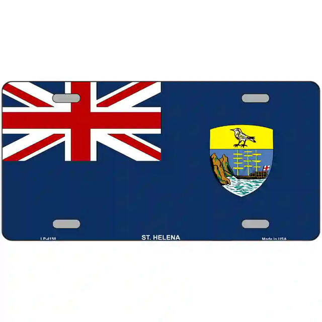 St Helena Flag Metal Sign