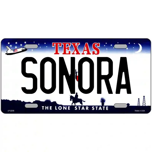 Sonora Texas Metal Sign