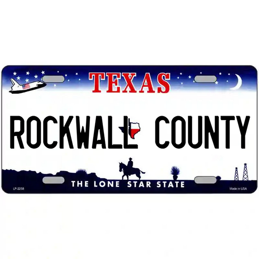 Rockwall County Texas Metal Sign