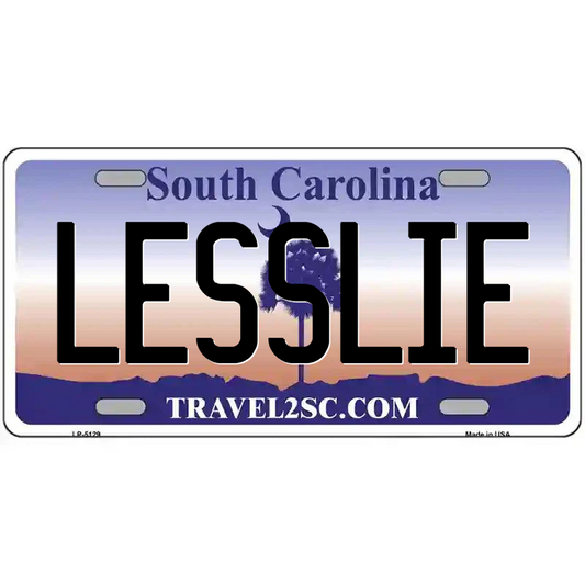 Lesslie South Carolina Metal Sign