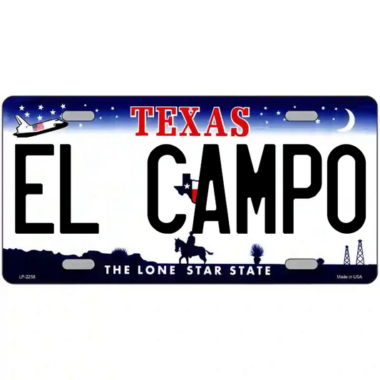El Campo Texas Metal Sign