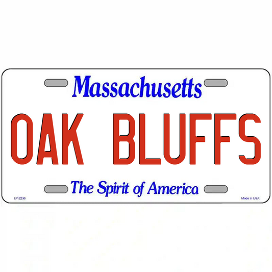 Oak Bluffs Massachusetts Metal Sign