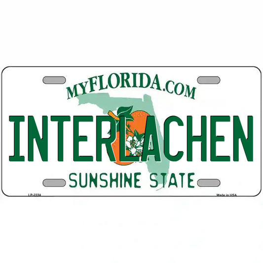 Interlachen Florida Metal Sign