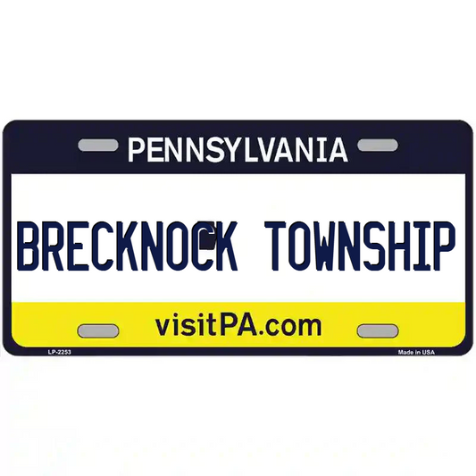 Brecknock Township Pennsylvania Metal Sign