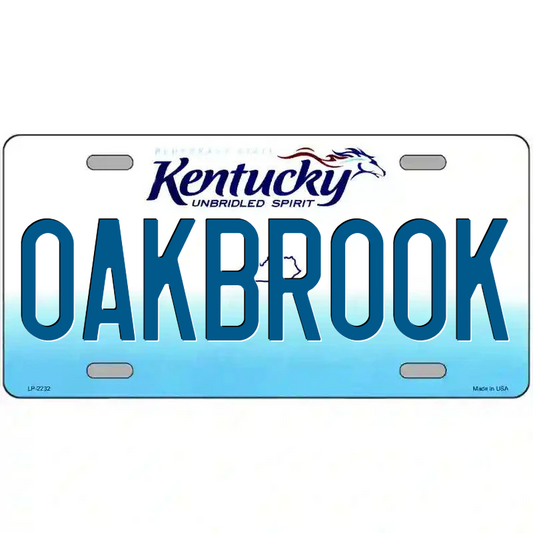Oakbrook Kentucky Metal Sign