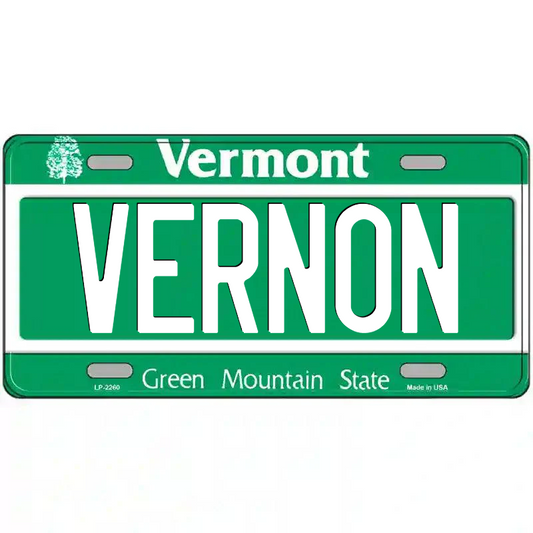 Vernon Vermont Metal Sign