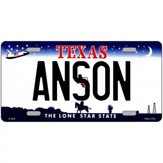 Anson Texas Metal Sign