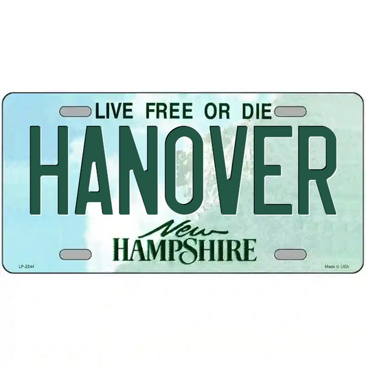 Hanover New Hampshire Metal Sign